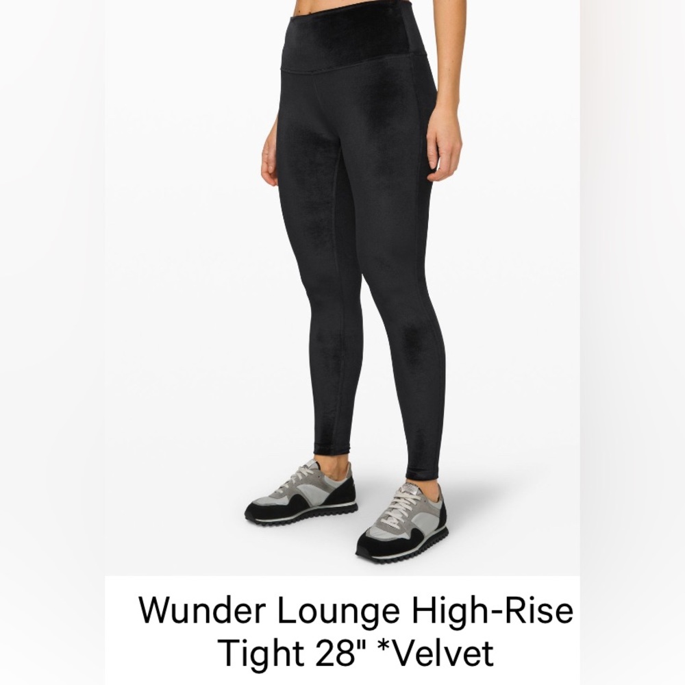 Lululemon Wunder Lounge High-Rise Tight Velvet